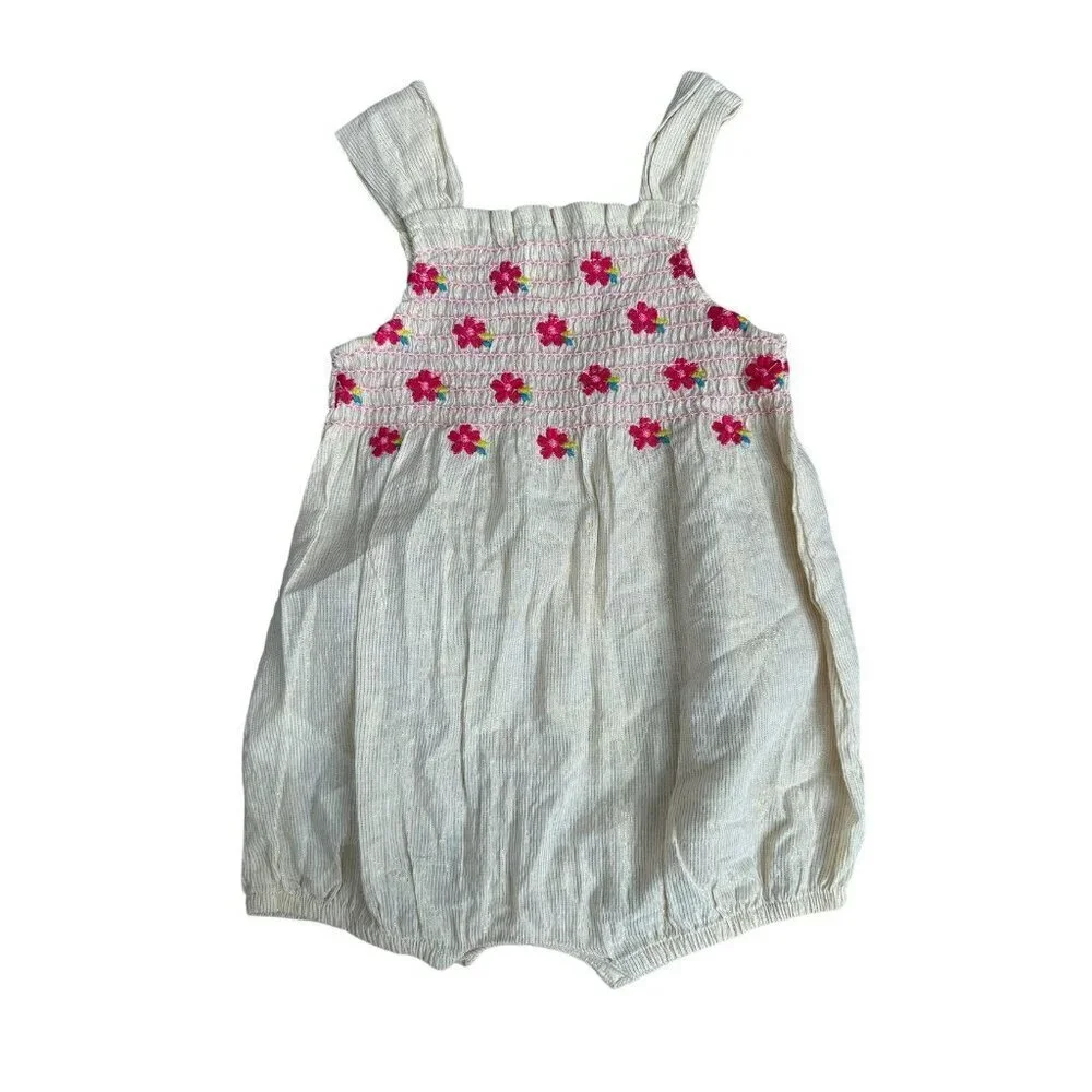 Hatley Baby Smocked Romper
